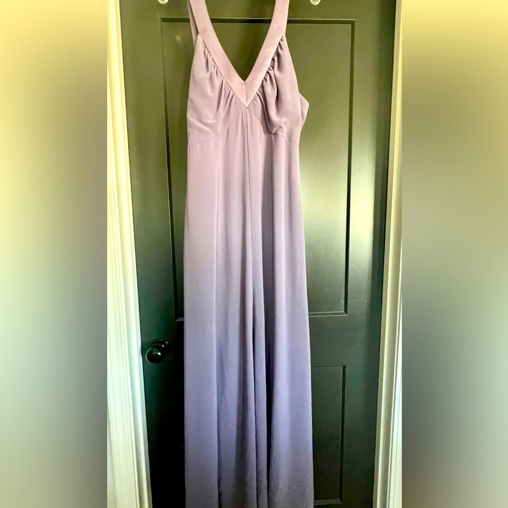 After six lavender formal dress